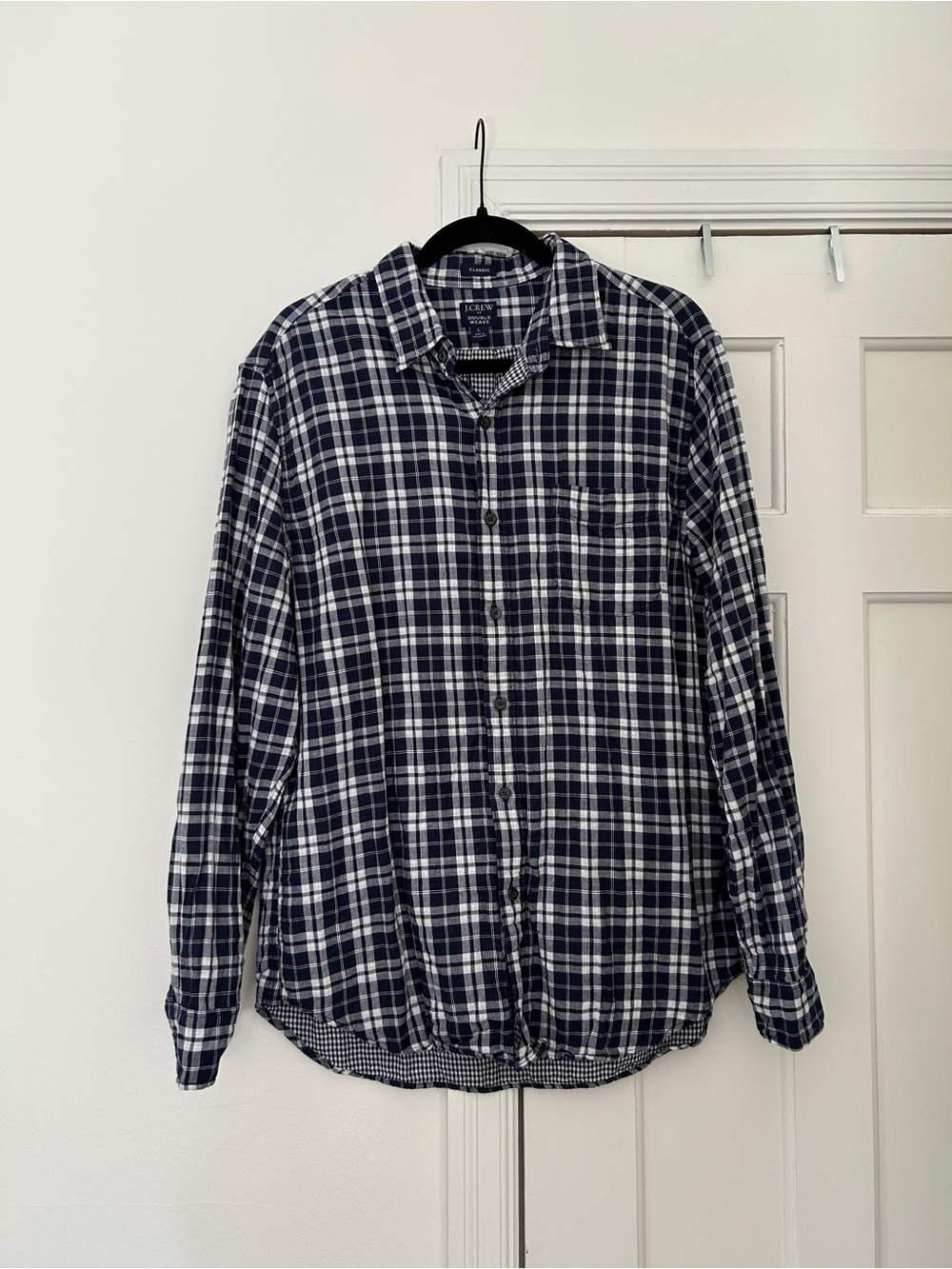 J.Crew Mens Double Weave Classic Fit Button Down